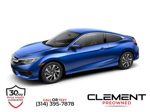 Red 2016 Honda Civic LX for sale in St. Charles, MO