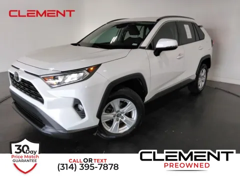 White 2020 Toyota RAV4 XLE for sale in St. Charles, MO
