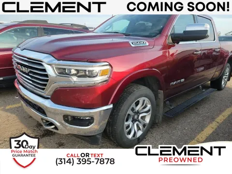 Red 2021 Ram 1500 Laramie Longhorn for sale in St. Charles, MO
