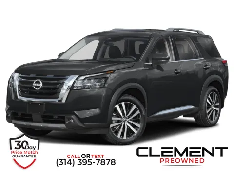 White 2024 Nissan Pathfinder Platinum for sale in St. Charles, MO