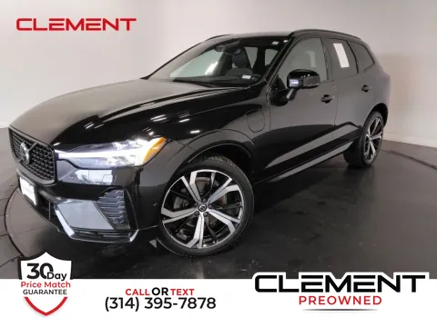 Black 2022 Volvo XC60 Recharge Plug-In Hybrid T8 R-Design for sale in St. Charles, MO