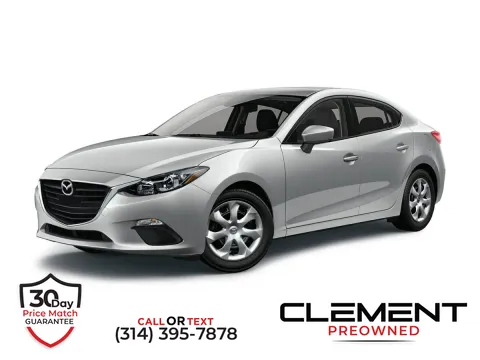 Black 2016 Mazda Mazda3 i Sport for sale in St. Charles, MO
