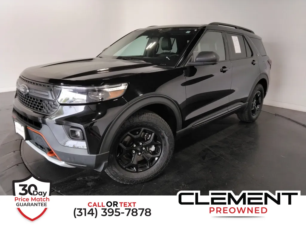 Black 2022 Ford Explorer Timberline for sale in St. Charles, MO