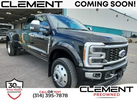 Black 2024 Ford F-450SD Platinum for sale in St. Charles, MO