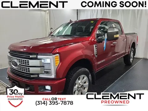 Red 2019 Ford F-250SD Platinum for sale in St. Charles, MO