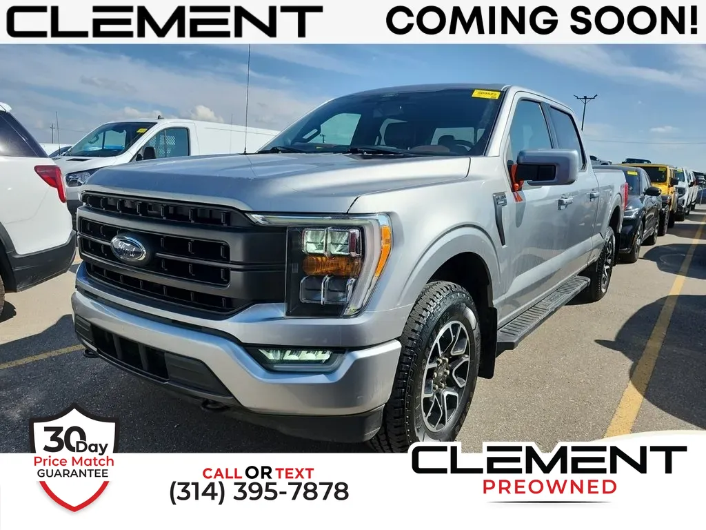 Silver 2021 Ford F-150 Lariat for sale in St. Charles, MO