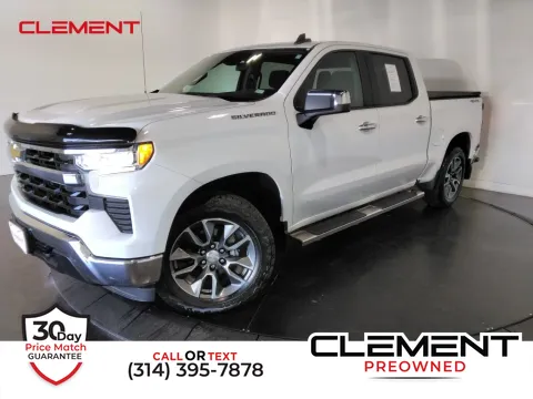 White 2022 Chevrolet Silverado 1500 LT for sale in St. Charles, MO