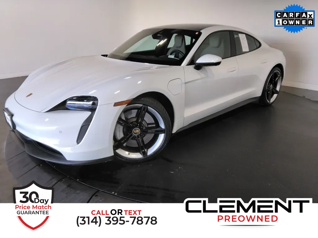 White 2022 Porsche Taycan for sale in St. Charles, MO