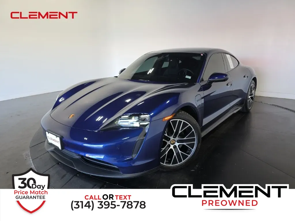 Blue 2023 Porsche Taycan for sale in St. Charles, MO