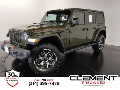 Green 2021 Jeep Wrangler Unlimited Rubicon for sale in St. Charles, MO