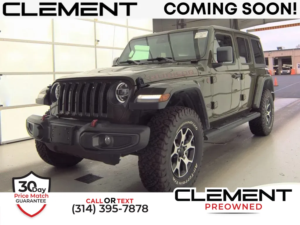 Green 2021 Jeep Wrangler Unlimited Rubicon for sale in St. Charles, MO