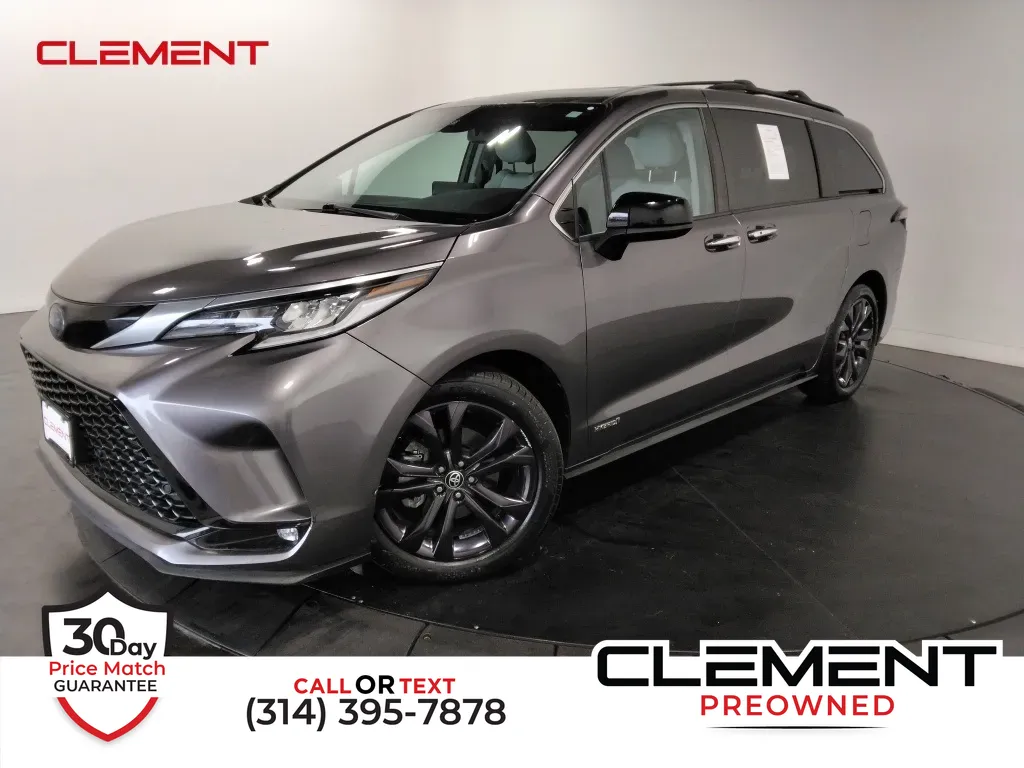 Gray 2021 Toyota Sienna XSE for sale in St. Charles, MO