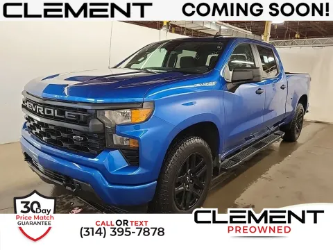 Blue 2022 Chevrolet Silverado 1500 Custom for sale in St. Charles, MO