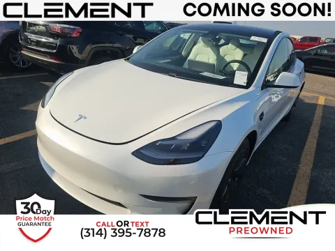 White 2021 Tesla Model 3 Standard Range Plus for sale in St. Charles, MO