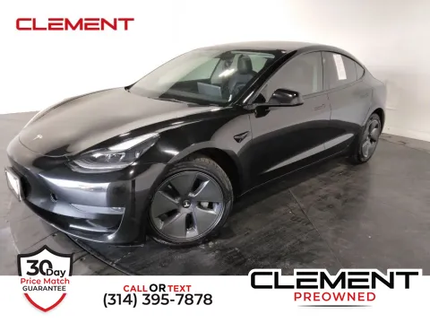 Black 2021 Tesla Model 3 Standard Range Plus for sale in St. Charles, MO