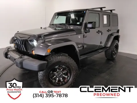 Gray 2016 Jeep Wrangler Unlimited Sahara for sale in St. Charles, MO
