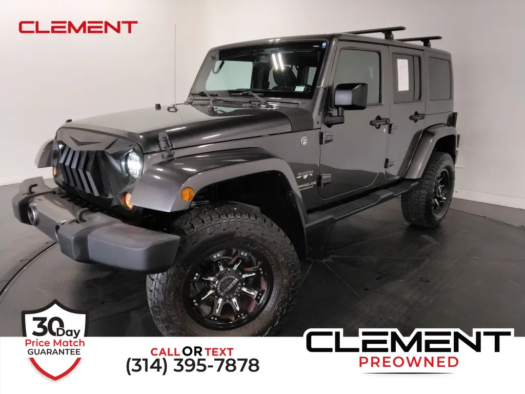 Gray 2016 Jeep Wrangler Unlimited Sahara for sale in St. Charles, MO