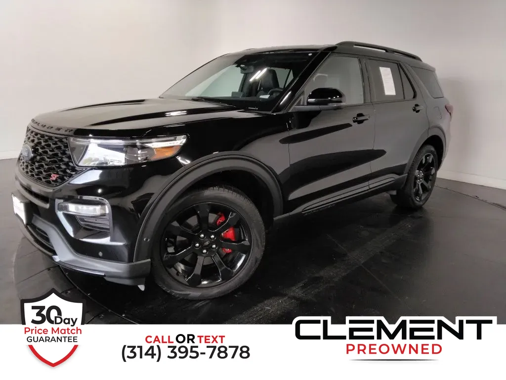 Black 2023 Ford Explorer ST for sale in St. Charles, MO