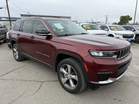 Red 2021 Jeep Grand Cherokee L Limited for sale in El Paso, TX
