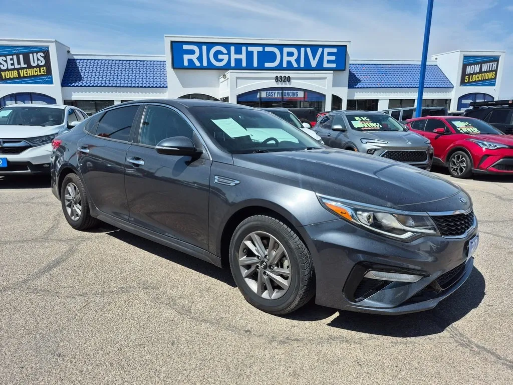 Gray 2020 Kia Optima LX for sale in El Paso, TX