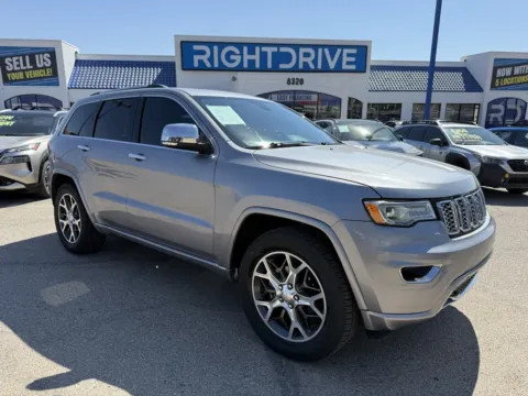 Silver 2019 Jeep Grand Cherokee Overland for sale in El Paso, TX