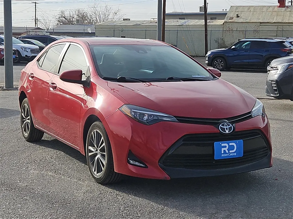 Red 2017 Toyota Corolla LE for sale in El Paso, TX