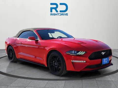 Red 2018 Ford Mustang EcoBoost Premium for sale in El Paso, TX