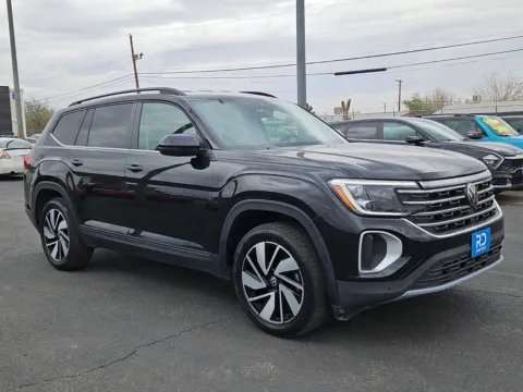 Black 2025 Volkswagen Atlas 2.0T SE w/Technology for sale in El Paso, TX