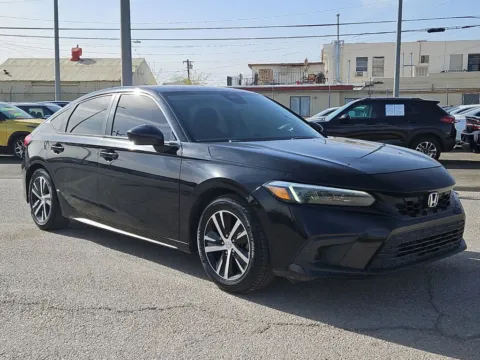Black 2022 Honda Civic LX for sale in El Paso, TX