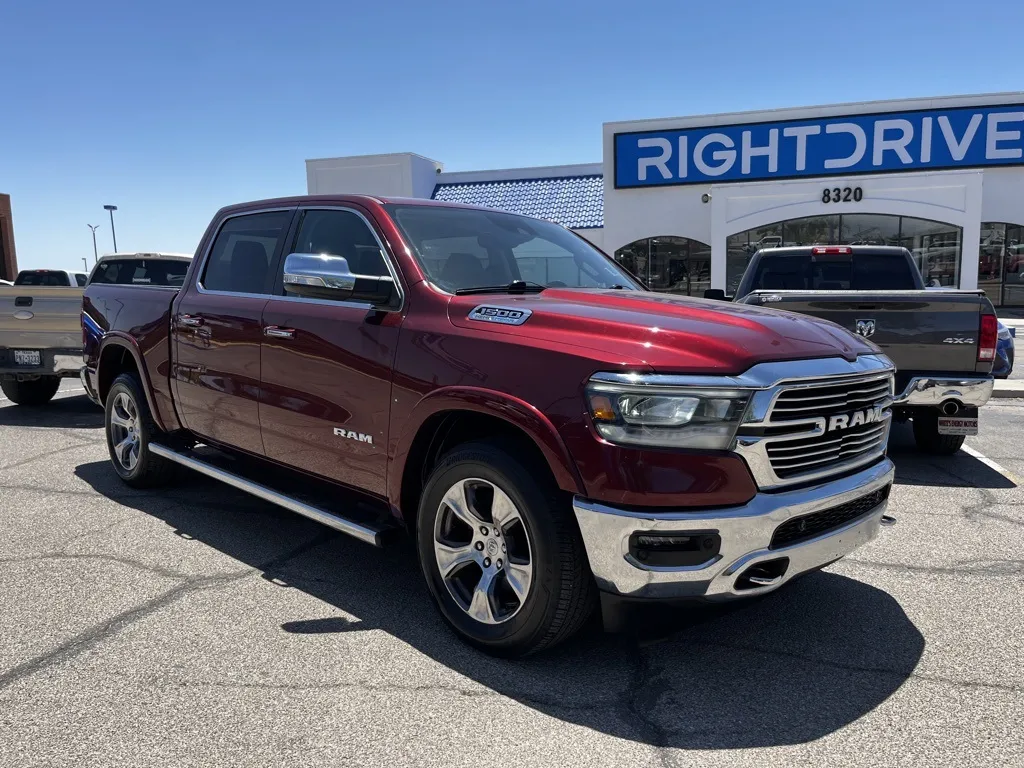 Red 2021 Ram 1500 Laramie for sale in El Paso, TX