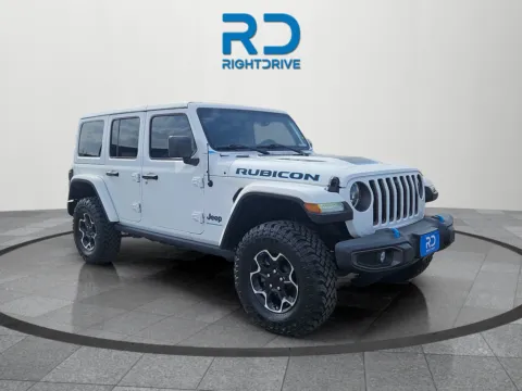White 2023 Jeep Wrangler Rubicon 4xe for sale in El Paso, TX