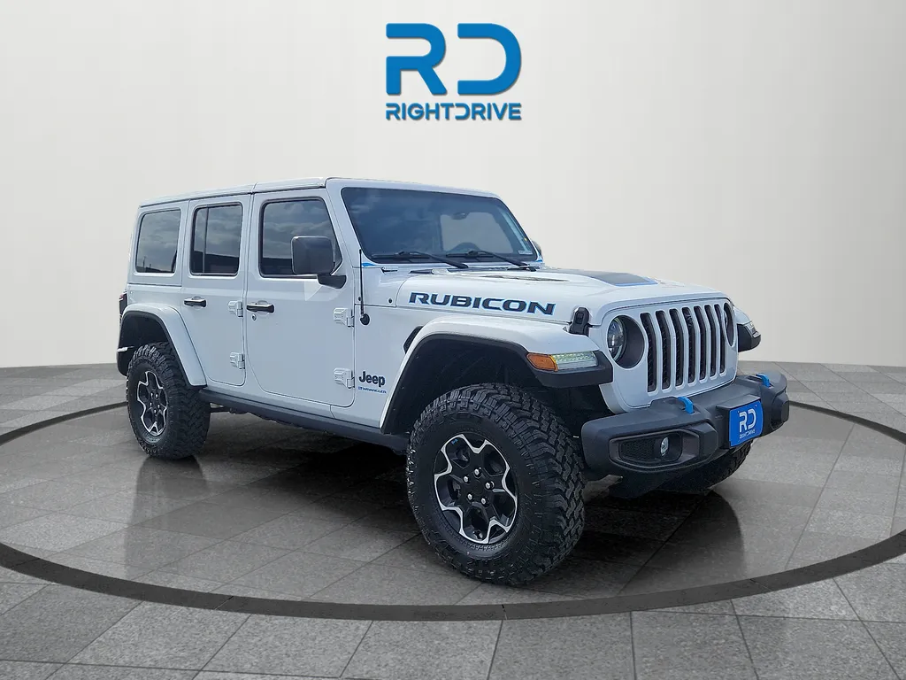 White 2023 Jeep Wrangler Rubicon 4xe for sale in El Paso, TX