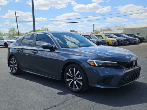 Blue 2024 Honda Civic EX-L for sale in El Paso, TX