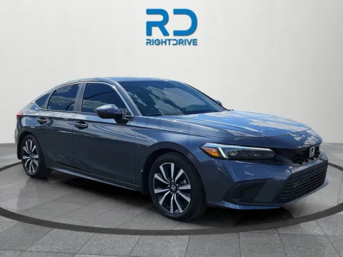 Blue 2024 Honda Civic EX-L for sale in El Paso, TX