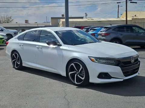 White 2022 Honda Accord Sport for sale in El Paso, TX