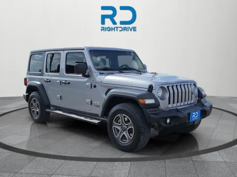 Silver 2018 Jeep Wrangler Unlimited Sport S for sale in El Paso, TX
