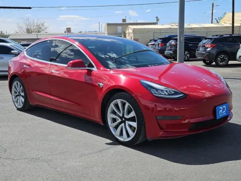 Red 2018 Tesla Model 3 Long Range for sale in El Paso, TX