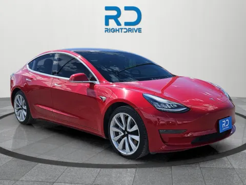 Red 2018 Tesla Model 3 Long Range for sale in El Paso, TX