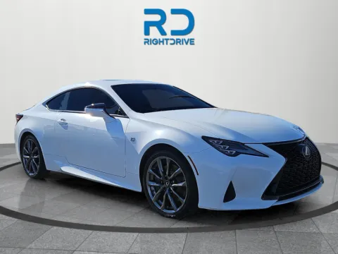 White 2021 Lexus RC 350 F Sport for sale in El Paso, TX