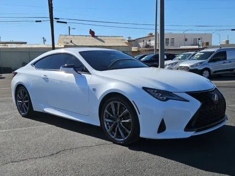 White 2021 Lexus RC 350 F Sport for sale in El Paso, TX
