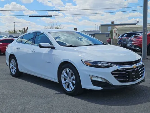 White 2023 Chevrolet Malibu LT for sale in El Paso, TX