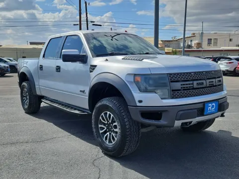 Silver 2013 Ford F-150 SVT Raptor for sale in El Paso, TX