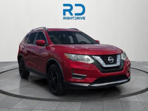 Red 2017 Nissan Rogue SV for sale in El Paso, TX