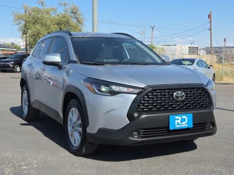 Silver 2022 Toyota Corolla Cross LE for sale in El Paso, TX