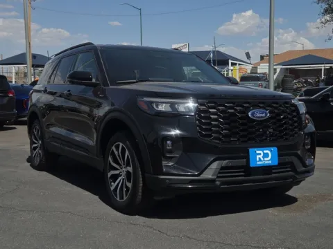 Black 2025 Ford Explorer ST-Line for sale in El Paso, TX