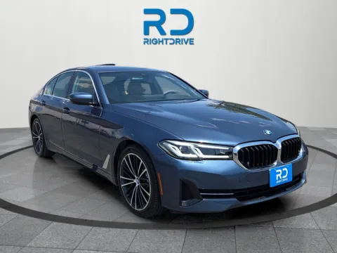 Blue 2023 BMW 5 Series 530i for sale in El Paso, TX