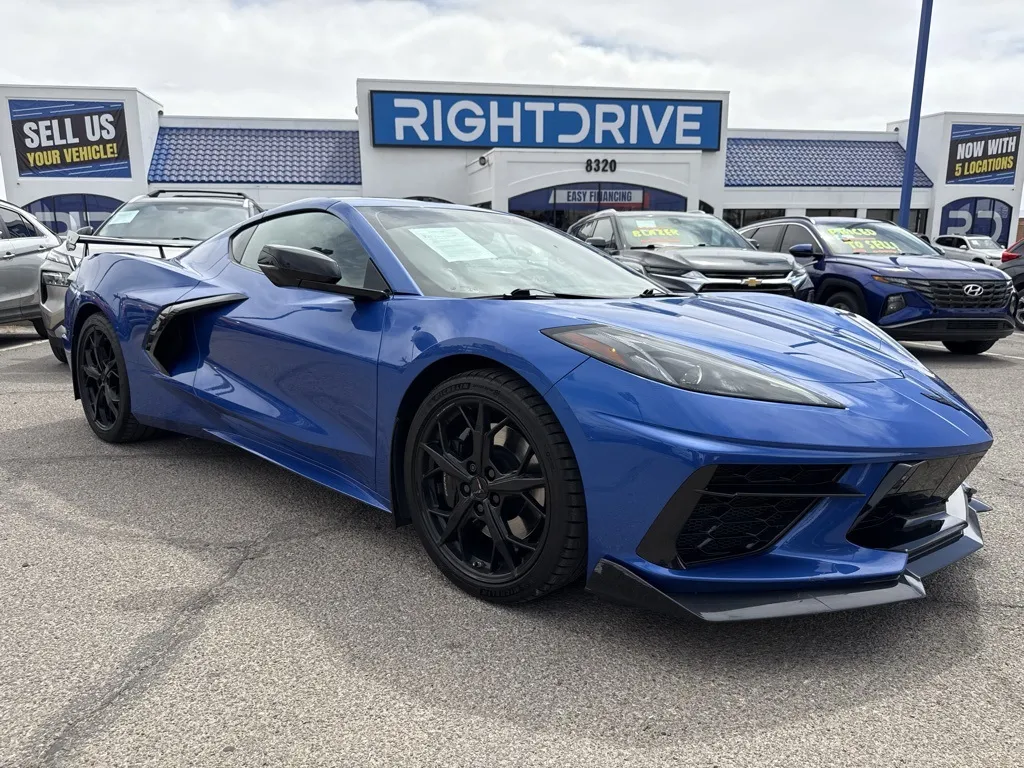 co_ry22ブルー34 Used 2022 Chevrolet Corvette Stingray for sale in El Paso, TX at