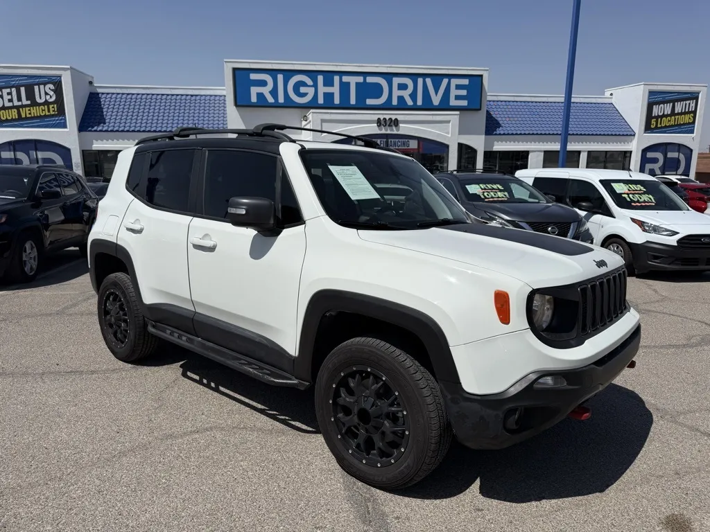 White 2020 Jeep Renegade Trailhawk for sale in El Paso, TX