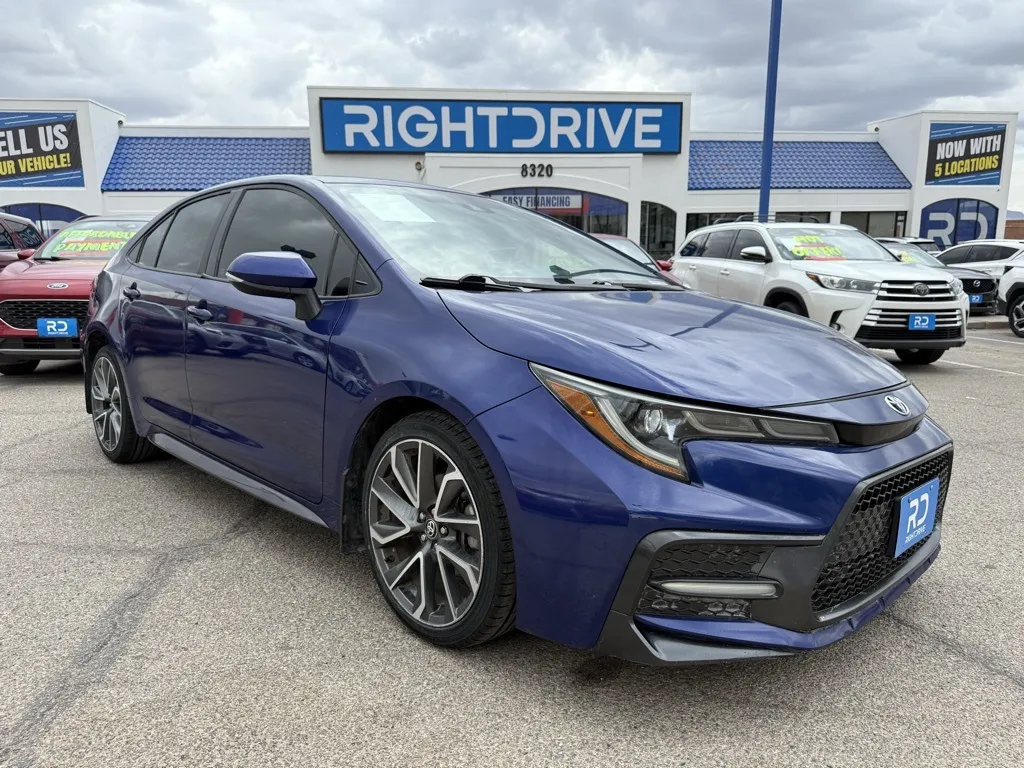 Blue 2021 Toyota Corolla SE for sale in El Paso, TX