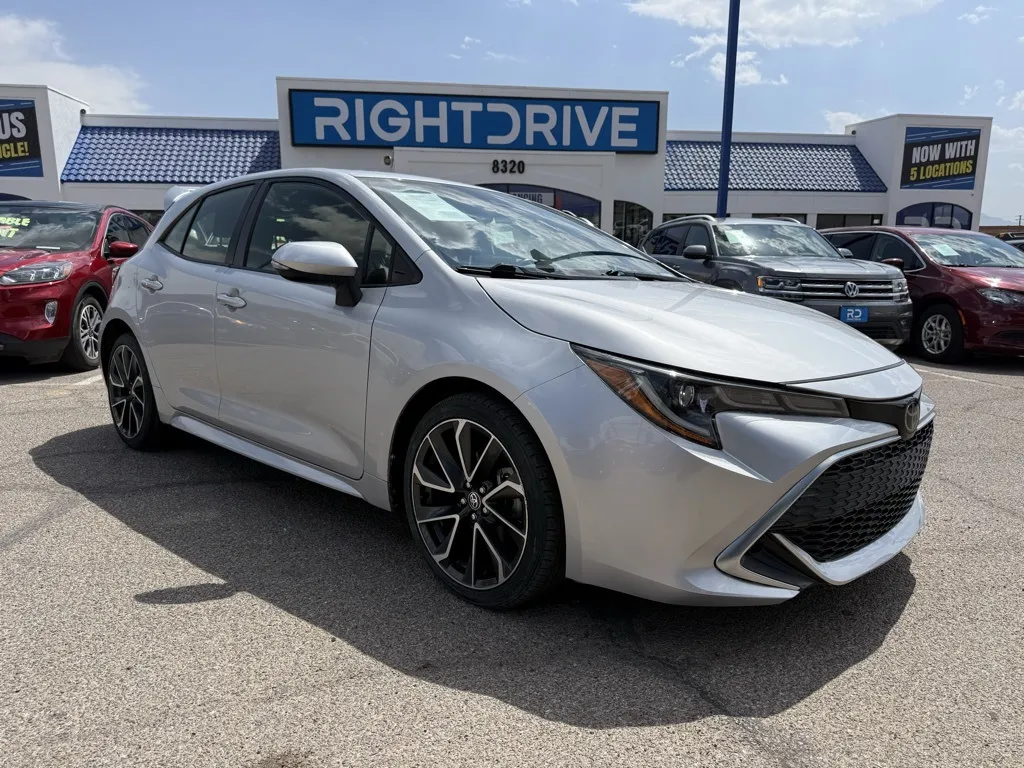 Silver 2022 Toyota Corolla Hatchback XSE for sale in El Paso, TX